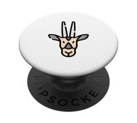Arabian Oryx Antelope Gemsbok South African Spirit Animal PopSockets Adhesive PopGrip