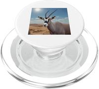 Arabian Oryx Antelope Gemsbok South African Spirit Animal PopSockets PopGrip for MagSafe