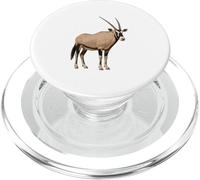 Arabian Oryx Antelope Gemsbok South African Spirit Animal PopSockets PopGrip for MagSafe