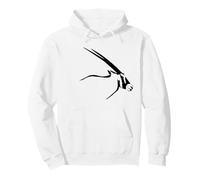 Arabian Oryx Antelope Gemsbok South African Spirit Animal Pullover Hoodie