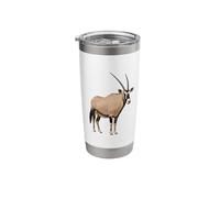 Arabian Oryx Antelope Gemsbok South African Spirit Animal Stainless Steel Insulated Tumbler