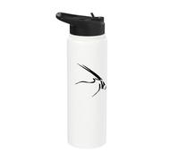 Arabian Oryx Antelope Gemsbok South African Spirit Animal Stainless Steel Insulated Water Bottle