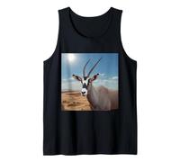 Arabian Oryx Antelope Gemsbok South African Spirit Animal Tank Top