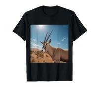 Arabian Oryx Antelope Gemsbok South African Spirit Animal Value Graphic T-Shirt