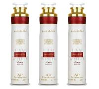 Arabian Oud Air Fresheners Room Freshner Spray Arabian Perfume Scent Perfume Spray (Pack of 3) (Ana Abiyed Rouge)