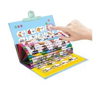 Arabic Alphabet Book Talking | Arabic Letter Picture Book | Educational Word Learning Toy for Drawing Reading Home Travel