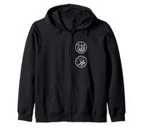 Arabic Calligraphy Allah Name & Muhammad Islamic Art Design Zip Hoodie
