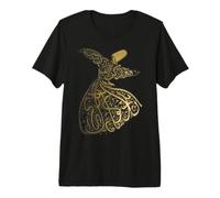 Arabic Calligraphy Swirling Dervish Sufi Premium T-Shirt