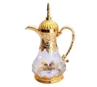 Arabic Coffee Pot 1600ml Large Capacity Glass Coffee Kettle Multipurpose Tea Pot Milk Water Jug for Home Kitchen Office