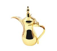 Arabic Coffee Pot Coffee Pot Dallahs Stainless Steel Water Jug Saudi Coffee Pot Luxury Style for Eid Mubarak BBQ, 700ml