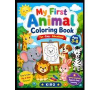 ARABIC- EN My First Animal Coloring Book for Kids Ages 3-10