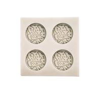 Arabic Font Letter Round Silicone Cake Mold Chocolate Fondant Decorating Sugar Craft Tool Baking Tool Organizer Box