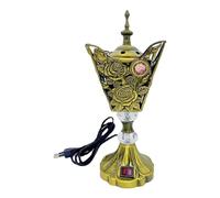 Arabic Incense Burner Metal Incense Burner, Elegant Arabic Incense Burner Electric, Arabic And Middle Eastern Style Incense Holder For Home, Hotel Decor Aromatherapy Ornament