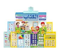 Arabic Learning Book Talking - Arabic Vocabulary Picture Book - Portable Word Learning Toy for Drawing Beginners Kids Homeschool