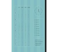Arabic Learning Notebook - Includes Complete Alphabet, Vowels & Numbers Chart on Cover: Right to Left Composition (120 pages, 6" x 9")