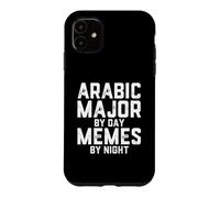 Arabic Major By Day Memes Night Middle Eastern Islam Student Case for iPhone 11