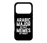 Arabic Major By Day Memes Night Middle Eastern Islam Student Case for iPhone 17 Pro