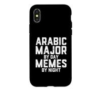 Arabic Major By Day Memes Night Middle Eastern Islam Student Case for iPhone X/XS