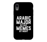 Arabic Major By Day Memes Night Middle Eastern Islam Student Case for iPhone XR