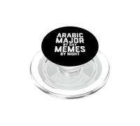 Arabic Major By Day Memes Night Middle Eastern Islam Student PopSockets PopGrip for MagSafe