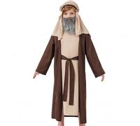 Arabic Outfit: Sheikh Costume, Middle Eastern Dressing, Older Character Costumes, Fancy Clothes | Perfect Role Play, Easy and Durable for Teen Men, Theatrical Performance, Party