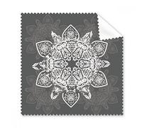 Arabic Style Black White Pattern Glasses Cloth Cleaning Cloth Phone Screen Cleaner 5pcs Gift
