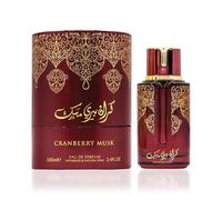 Arabiyat Prestige Cranberry Musk Eau de Parfum 100ml, Fruity Sweet Musky Long Lasting Unisex Perfume, Fresh Oriental Fragrance