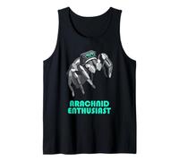 Arachnid Enthusiast Cute Jumping Spider Exotic Pet Tank Top