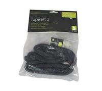 Arada ARA014 Fire Door Rope Kit 2 | High-Temperature Glass Fibre Rope with Thermoseal Tape & Adhesive | Complete 3m Solution for Stove Door Seals & Maintenance