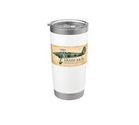 Arado Ar 68 Interwar German Biplane Fighter Diagram Info Stainless Steel Insulated Tumbler