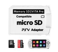 Aradoea SD2Vita 6.0 Memory Card Adapter for PSV1000/2000 Memory Card Full Coverage Ultimate Version SD2Vita 6.0 SD Convertor for PSTV FW 3.65 HENkaku Enso System Firmware