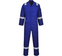 Araflame Silver Flame Resistant Coveralls Royal Blue 52" 31"