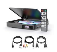ARAFUNA DVD Players for TV HDMI RCA, 1080P, All Region Free, USB/TF Port | Small DVD/CD Player with Remote Control Support PAL/NTSC Plays and Multiple Formats for Home, Travel