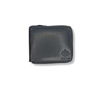 ARAGON Extra Capacity Round Zip Hunter Leather Wallet for Men RFID Blocking Designer Genuine Leather Handmade Front Pocket Unisex Wallet, BLACK, Vintage