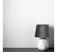 Aragonite White/Silver Glitter - Panache Plain - Vymura Wallpaper M0736