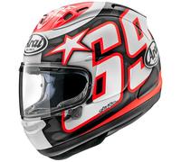 Arai RX-7V Evo Nicky Reset Helmet, black-white-red, size S for Men