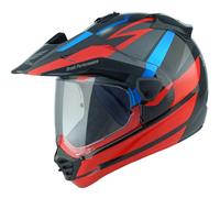 Arai Tour-X5 Africa Twin Motocross Helmet, red-blue, size S for Men