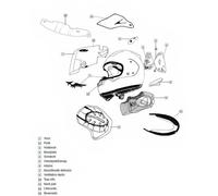 Arai IC Duct 5 Tint For Motorcycle Motorbike Helmets
