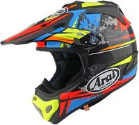Arai MX-V EVO Track Motocross Helmet, black-multicolored, size L for Men