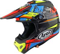 Arai MX-V EVO Track, motocross helmet M Black/Yellow/Blue/Red