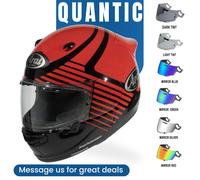 Arai Quantic Flight Red Motorbike Motorcycle Helmet