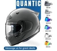 Arai Quantic Full Face Motorcycle Helmet ECE 22.06 Pinlock Ready Modern Grey