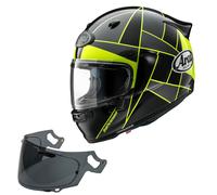 Arai Quantic Peak, full face helmet M Black/Dark Grey/Neon-Yellow