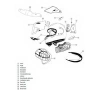 Arai Qv-p Helmet Front Air Vent