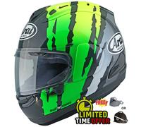 Arai RX-7V Evo - Blade Yellow - Free Dark Visor OR Pod Bag - Motorcycle Motorbik