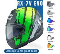 Arai RX-7V Evo Blade Yellow Motorcycle Helmet ECE 22.06 Pinlock Ready