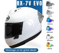 Arai RX-7V Evo Diamond White Motorcycle Helmet ECE 22.06
