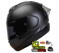 Arai RX-7V Evo - Frost Black - Free Dark Visor OR Pod Bag - Motorcycle Motorbike