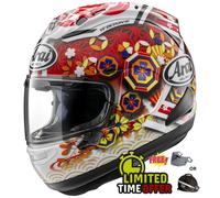 Arai RX-7V Evo Nakagami GP3 - Free Dark Visor OR Pod Bag - Motorcycle Motorbike