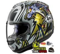 Arai RX-7V Evo Nakasuga 4 - Free Dark Visor OR Pod Bag - Motorcycle Motorbike He